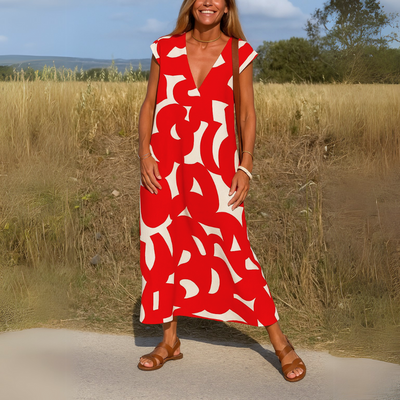 Valérie | Lightweight Dress with V-Neck