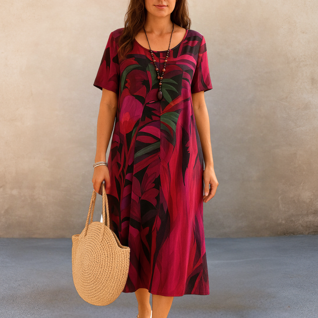 Audrey | Comfortable Floral Dress