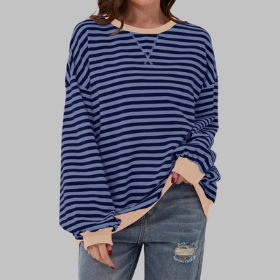 Lisa – Striped jumper in cotton blend