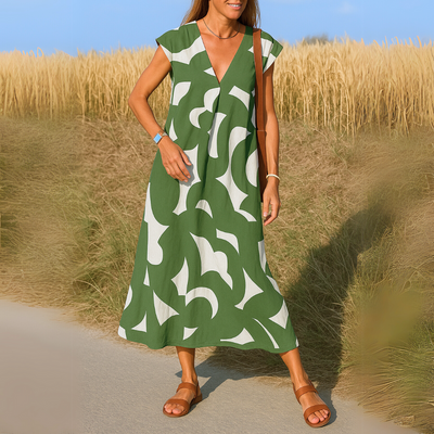 Valérie | Lightweight Dress with V-Neck