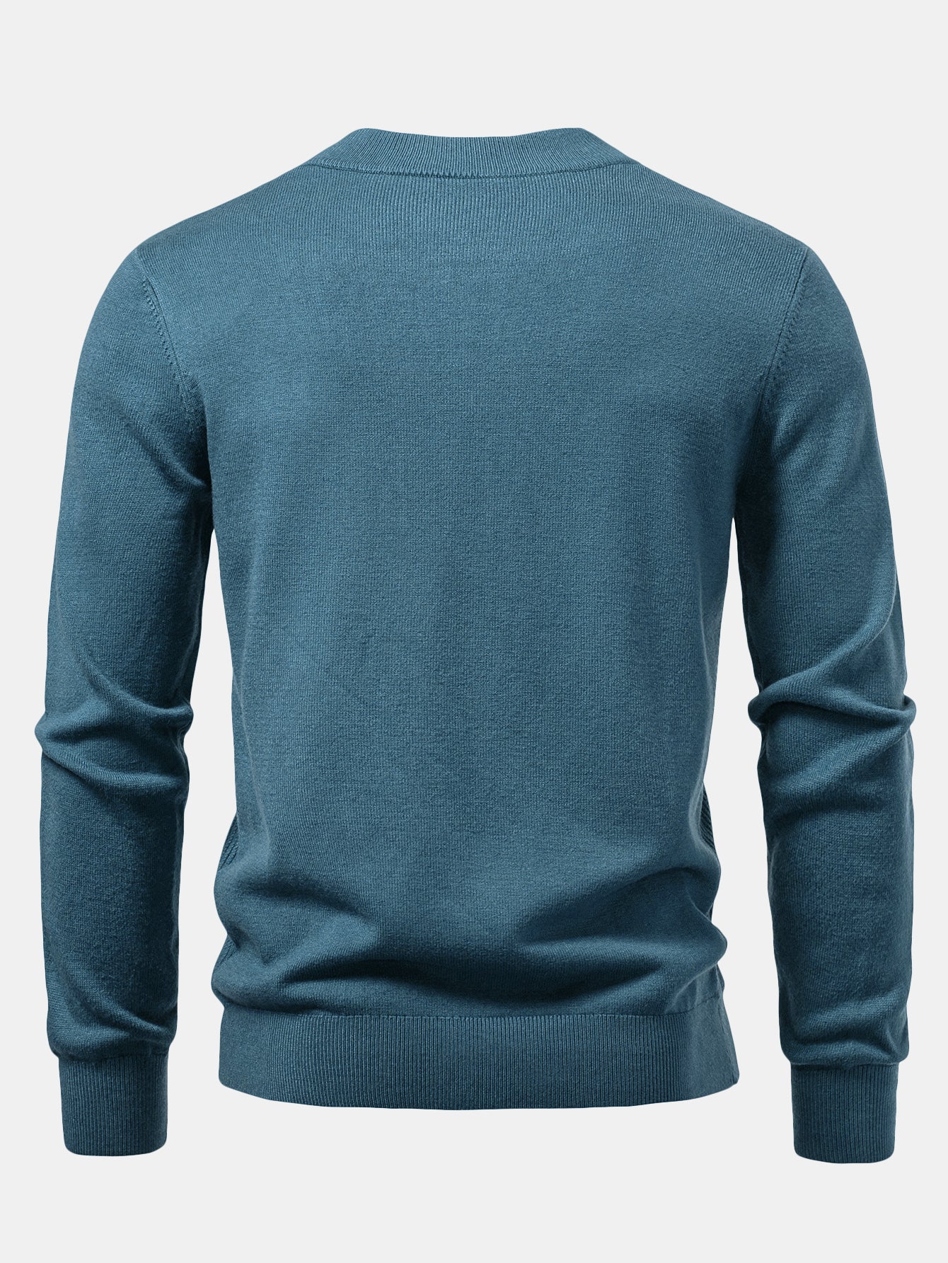 Stripe Mock Neck Sweater