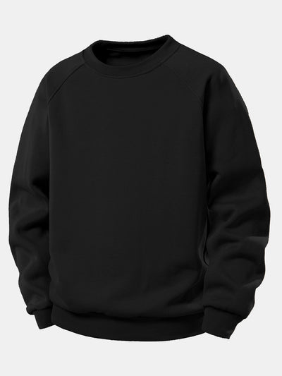 Basic Crew Neck Sweatshirt & Jogger Pants