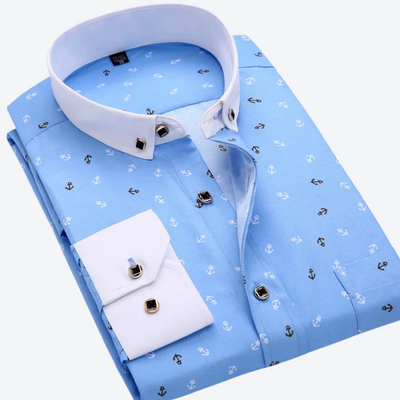 Finnick Nautical Print Shirt