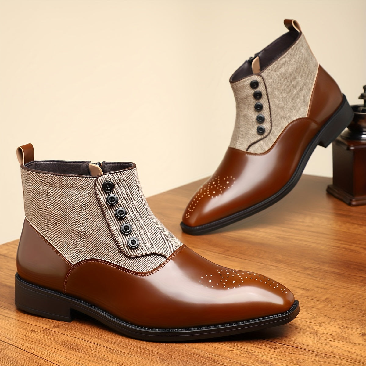 GERALD WENTWORTH CHELSEA LEATHER BOOTS