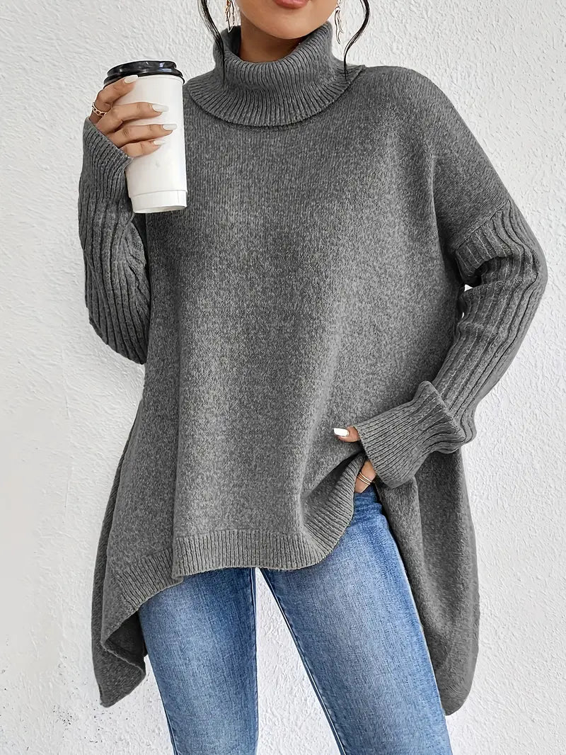 BRIDGETTE | LONG TURTLENECK SWEATER