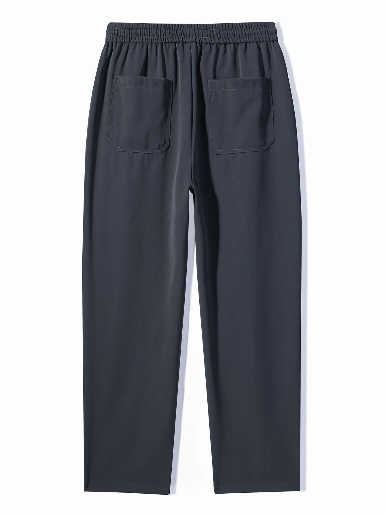 Raglan Sleeve 2 In 1 Waffle T-Shirt & Single Pleat Drawstring Straight Leg Pants