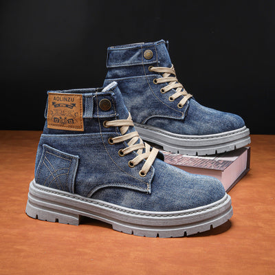 Urban Grit Denim Boots