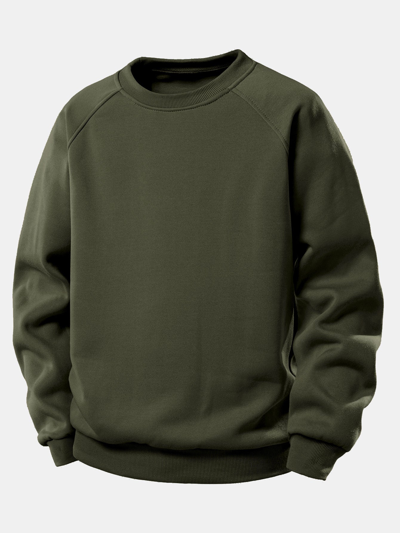Basic Crew Neck Sweatshirt & Jogger Pants