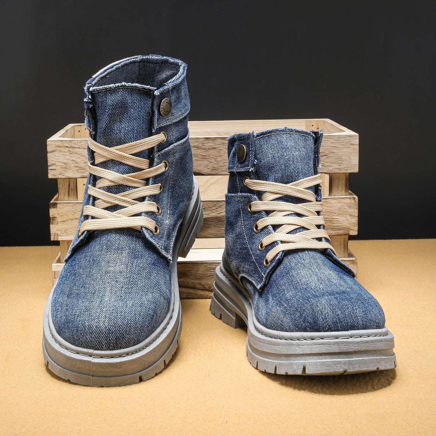 Urban Grit Denim Boots