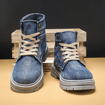 Urban Grit Denim Boots