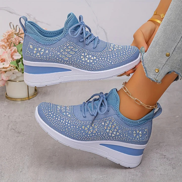 Giselle | Sneakers with Sparkling Rhinestones
