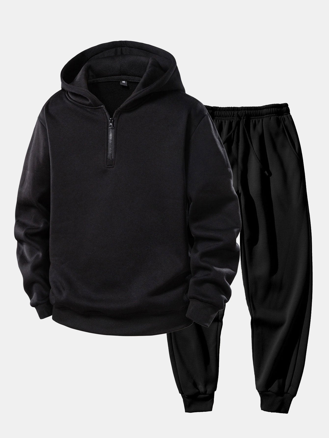 Quarter Zip Hoodie & Jogger Pants
