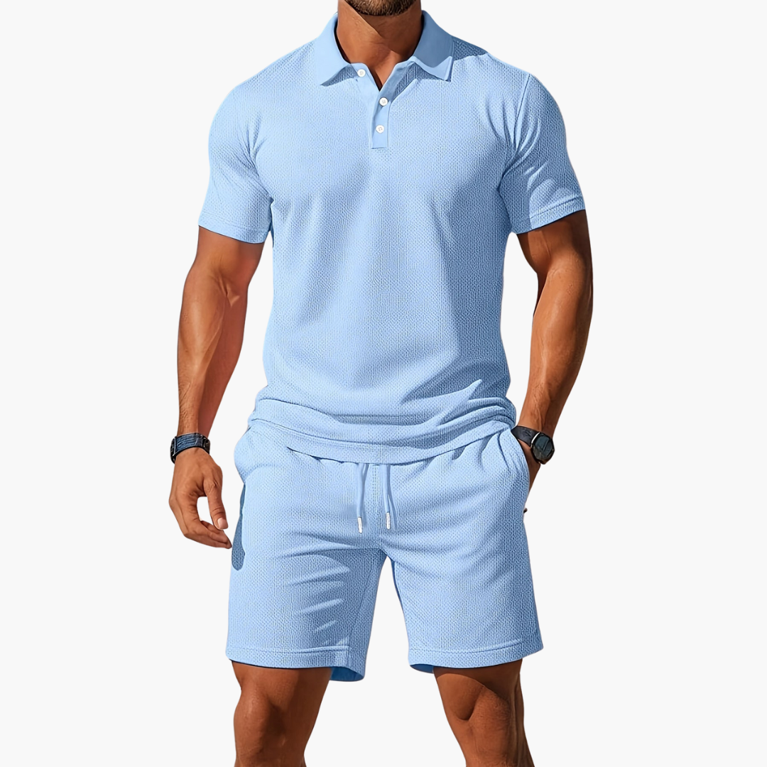 Julien Gray Summer Polo Set