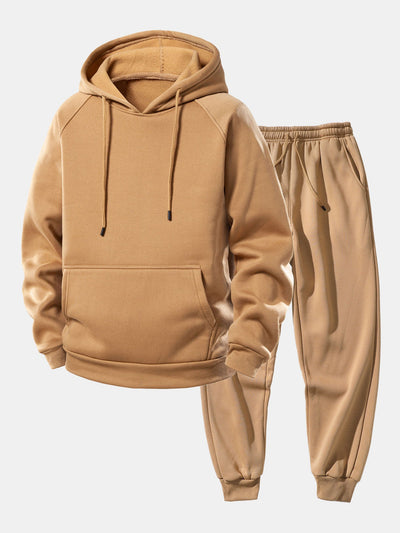 Basic Raglan Hoodies & Jogger Pants
