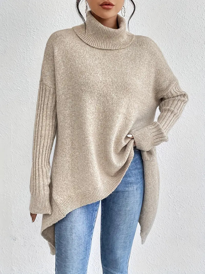 BRIDGETTE | LONG TURTLENECK SWEATER