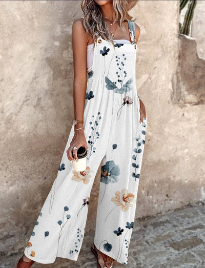 Apolline | Ivory Floral Jumpsuit