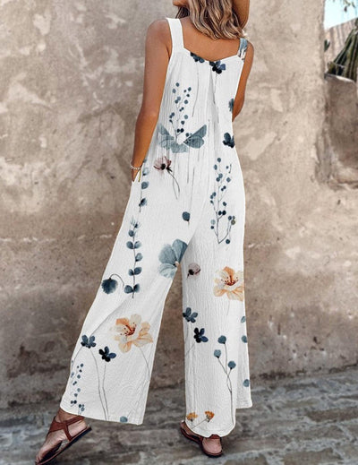 Apolline | Ivory Floral Jumpsuit