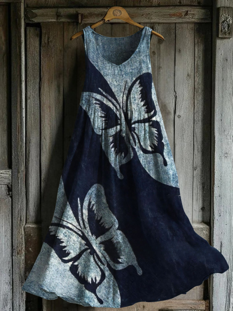 Marianne – Butterfly Print Dress