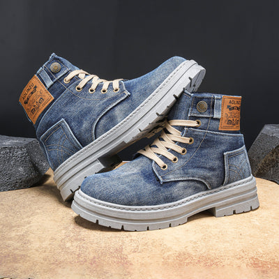 Urban Grit Denim Boots