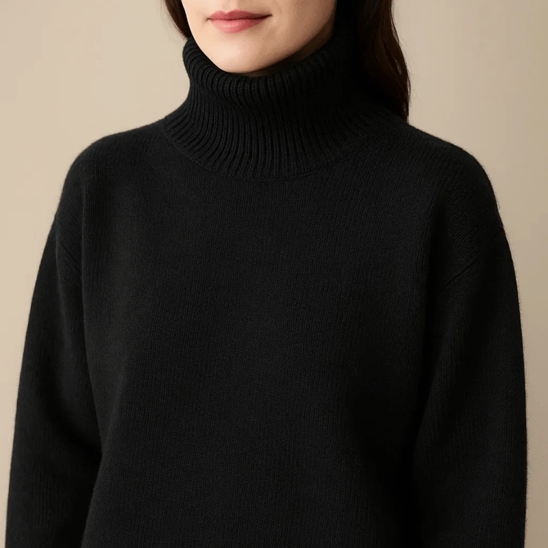 Amelie | Luxurious Turtleneck Sweater Made from Cashmere Blend