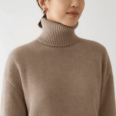 Amelie | Luxurious Turtleneck Sweater Made from Cashmere Blend