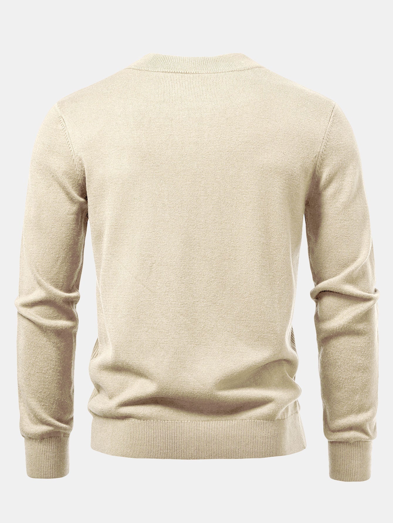 Stripe Mock Neck Sweater