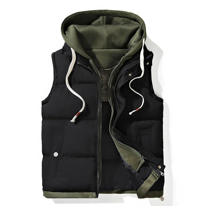Matteo Rinaldi Hooded Puffer Gilet