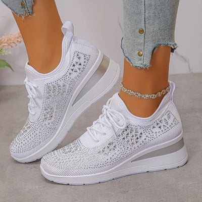 Giselle | Sneakers with Sparkling Rhinestones