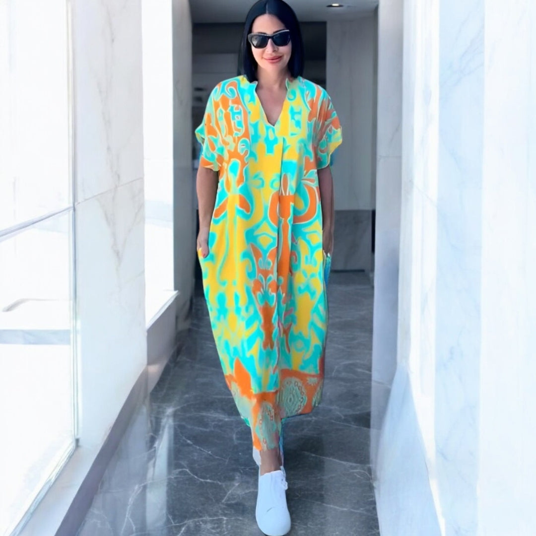 Elara - Relaxed Floral Dress