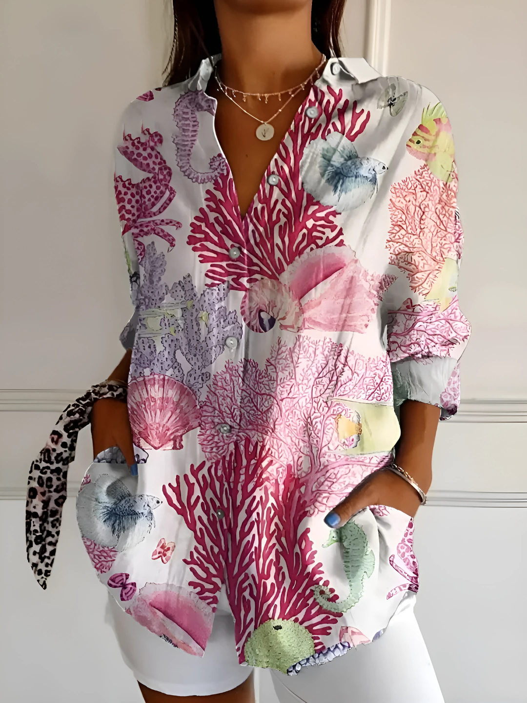 Viana | Blooming Wave Blouse