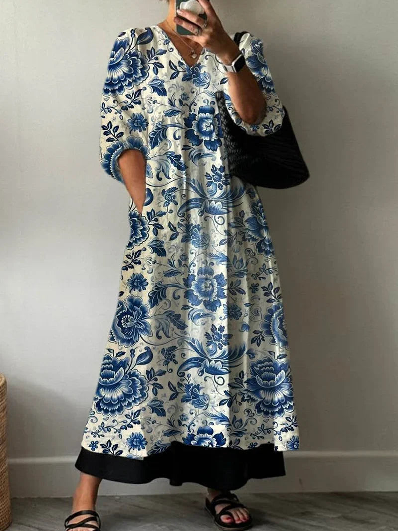 Elegant Dress with Print