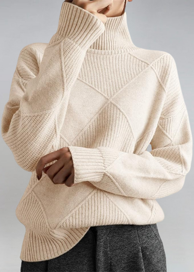 Lauren - Luxury cashmere turtleneck sweater