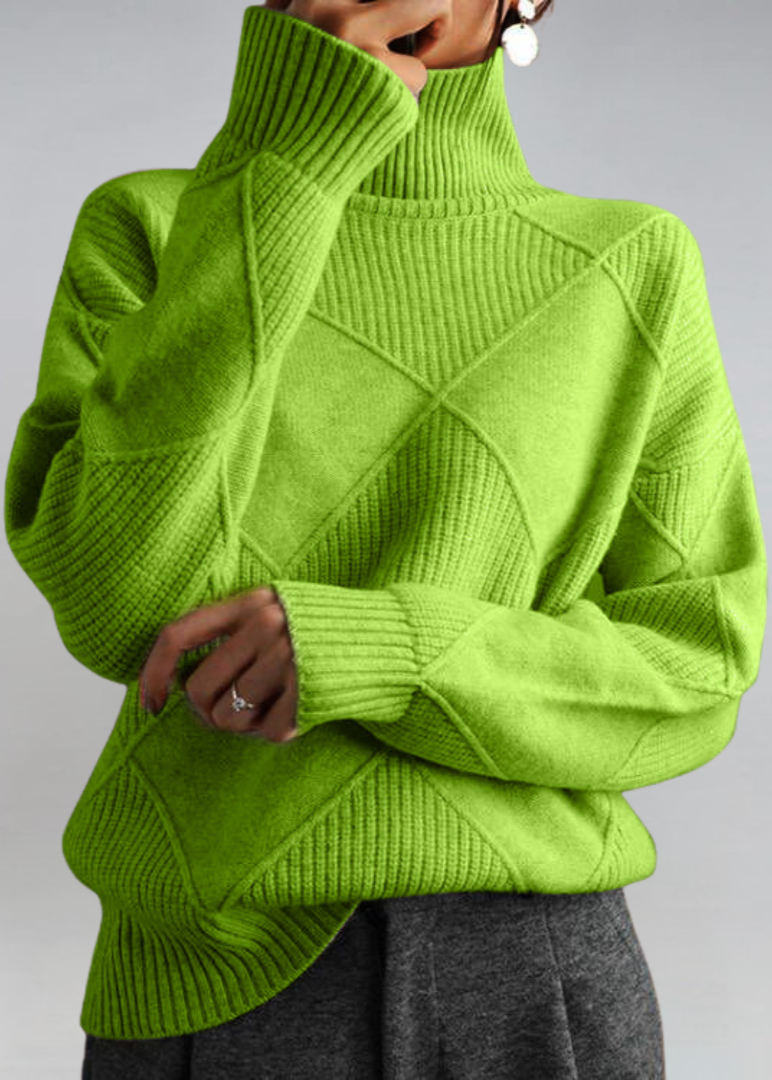 Lauren - Luxury cashmere turtleneck sweater