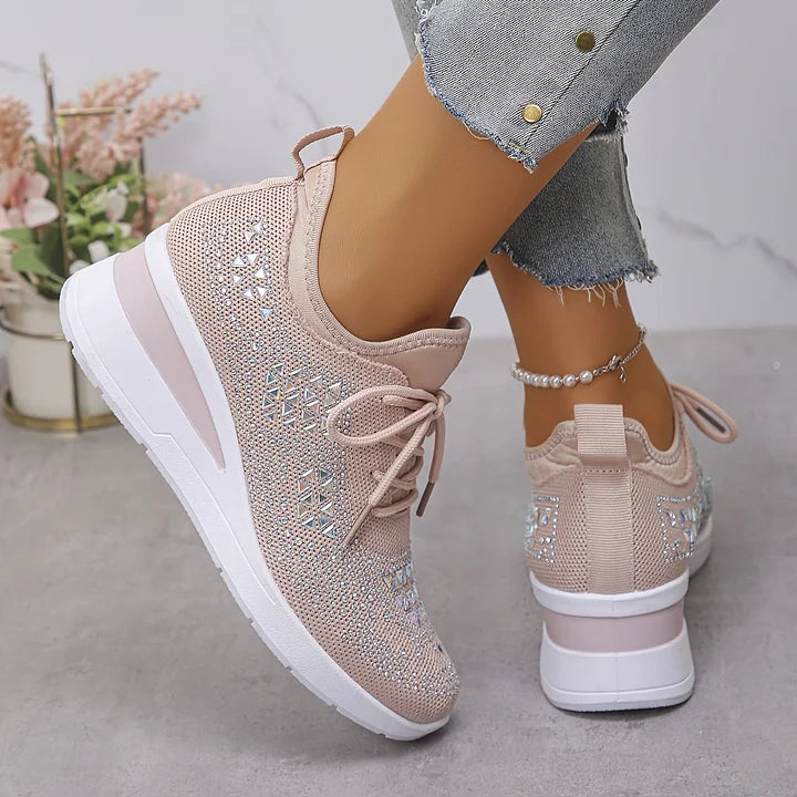 Giselle | Sneakers with Sparkling Rhinestones