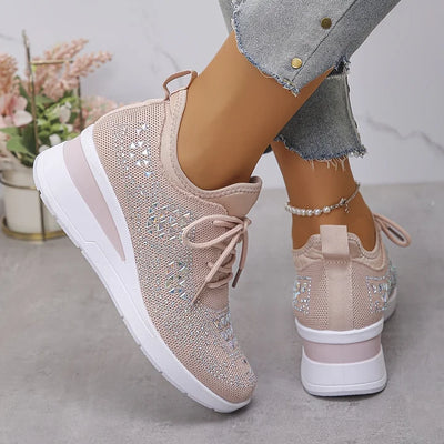 Giselle | Sneakers with Sparkling Rhinestones