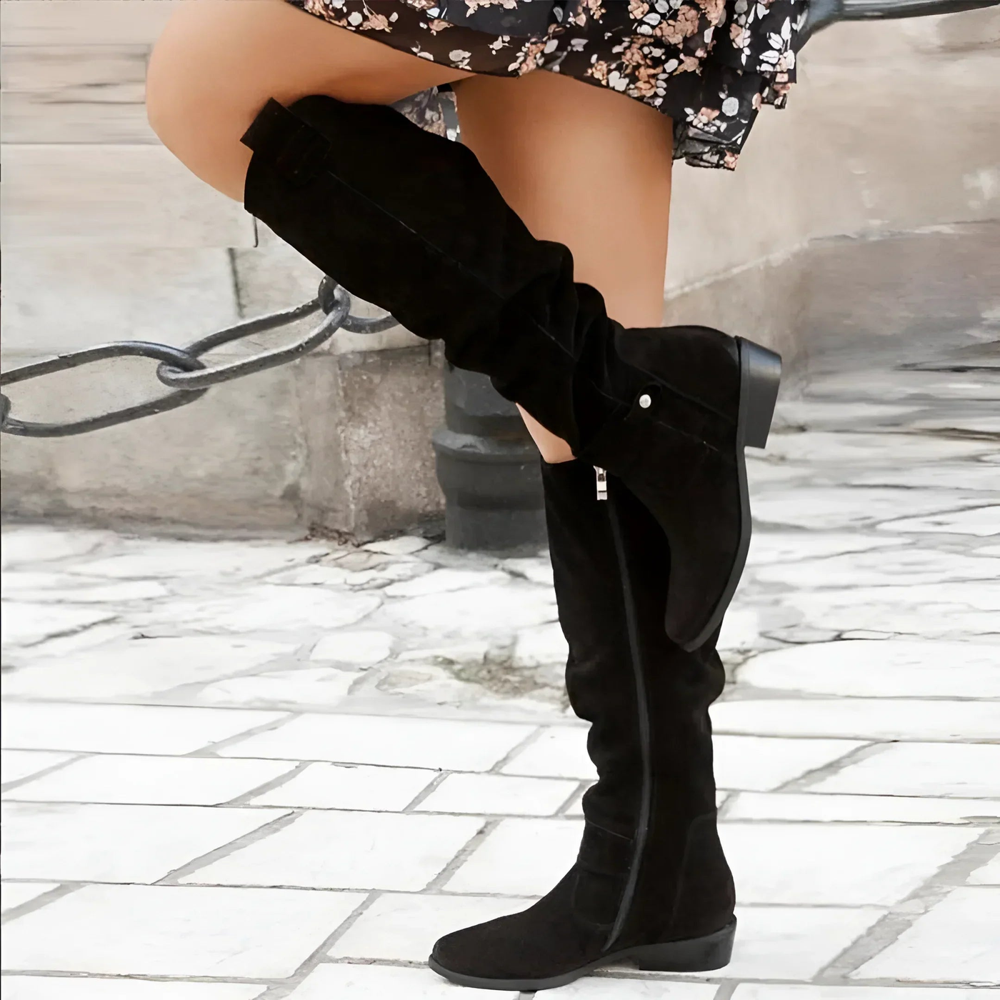 Reverie | Stylish Suede Knee Boots