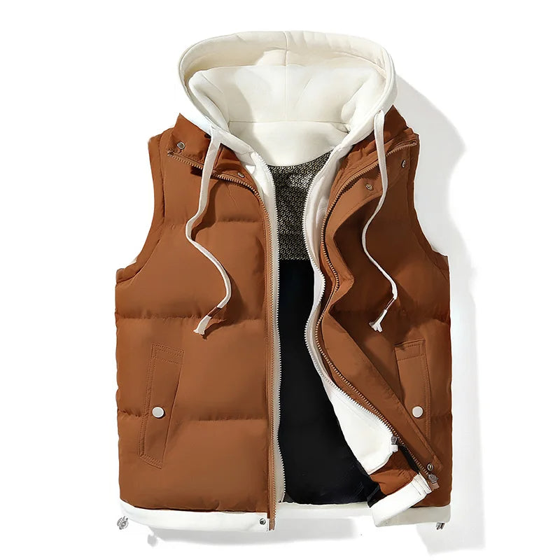 Matteo Rinaldi Hooded Puffer Gilet