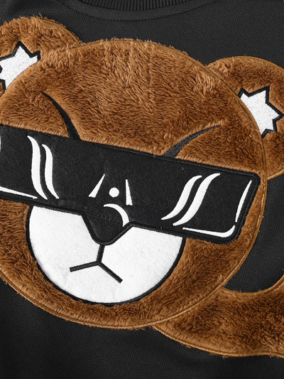Sunglasses Teddy Bear Crew Neck Sweatshirt