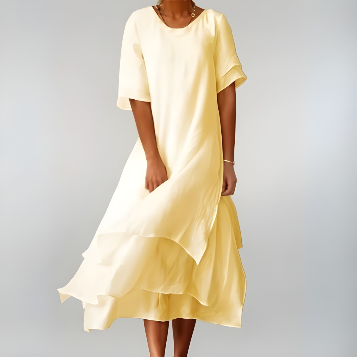 Agnès | Lightweight and Elegant Long Cotton Dress