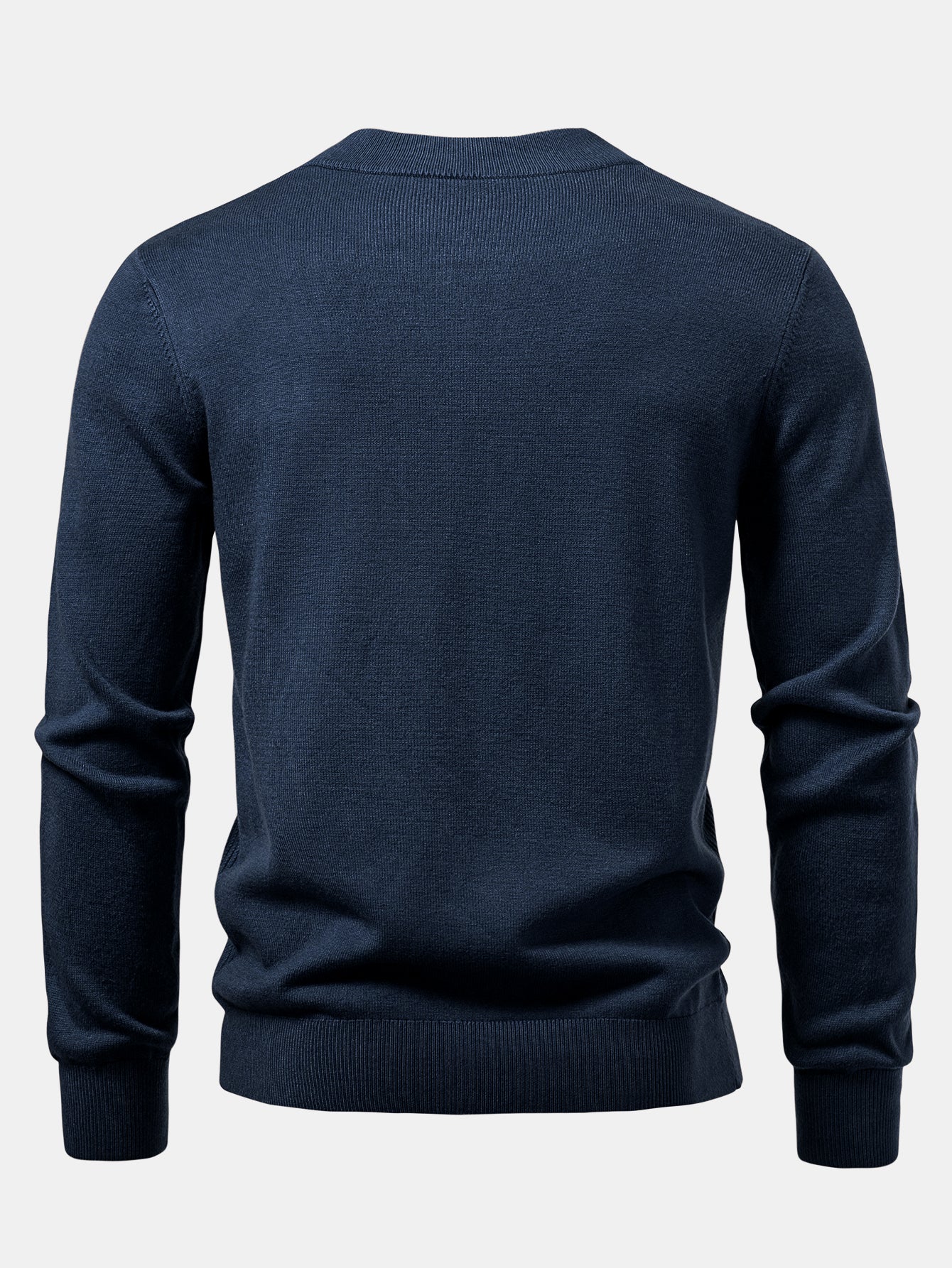 Stripe Mock Neck Sweater