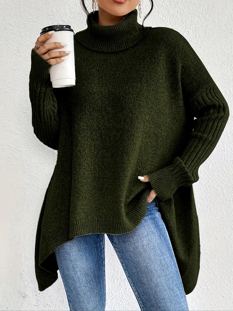 BRIDGETTE | LONG TURTLENECK SWEATER
