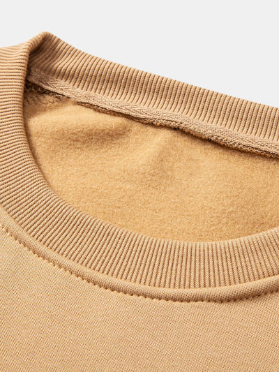 Basic Crew Neck Sweatshirt & Jogger Pants