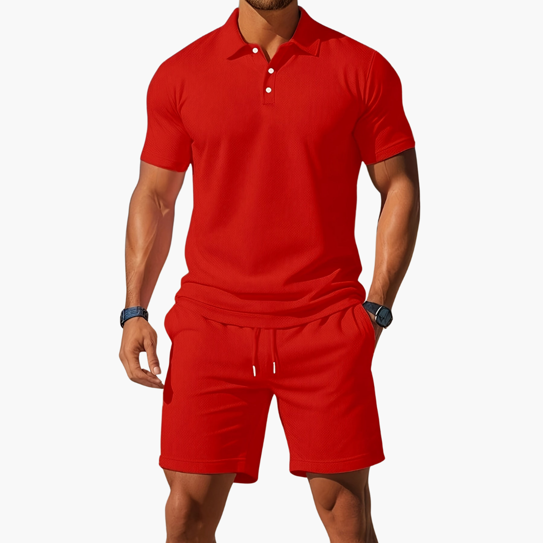 Julien Gray Summer Polo Set