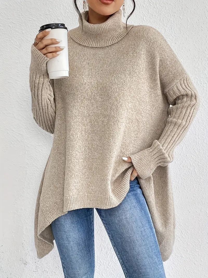 BRIDGETTE | LONG TURTLENECK SWEATER