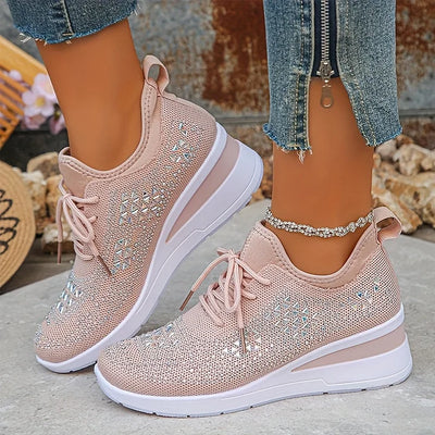 Giselle | Sneakers with Sparkling Rhinestones
