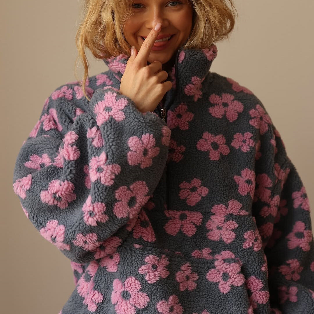 Daisy | Fleece Bloom Pullover