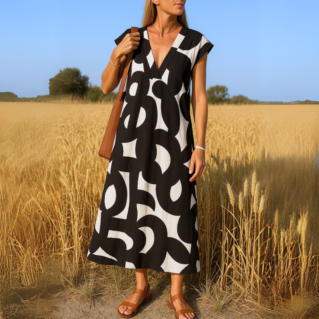 Valérie | Lightweight Dress with V-Neck