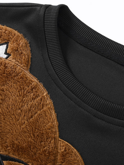 Sunglasses Teddy Bear Crew Neck Sweatshirt