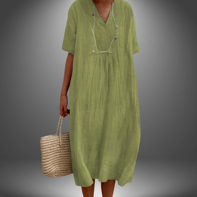 Olea | Dress with V-neck