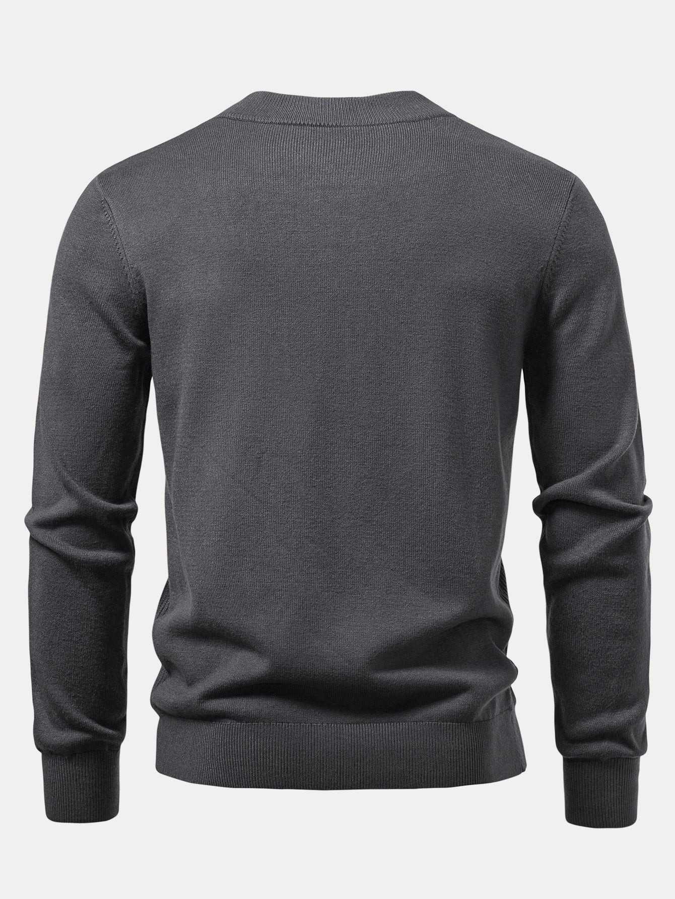 Stripe Mock Neck Sweater